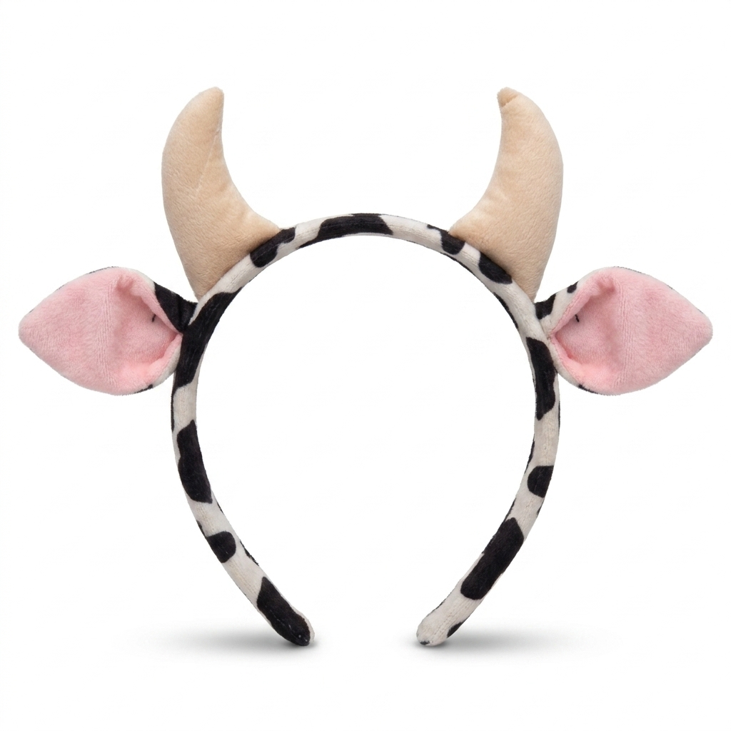 🐮 Tiara de Vaca Vacausando Premium – Leve, Divertida e Cheia de Estilo – Ideal para Festas, Eventos e Presente - Alta Qualidade e Resistente