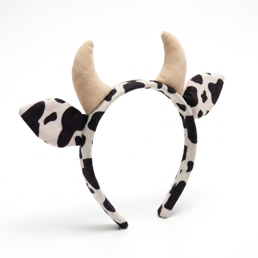 🐮 Tiara de Vaca Vacausando Premium – Leve, Divertida e Cheia de Estilo – Ideal para Festas, Eventos e Presente - Alta Qualidade e Resistente